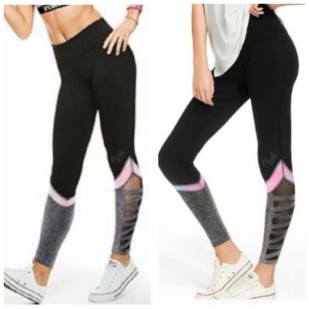 NWT VS PINK WATERCOLOR ULTIMATE LEGGINGS